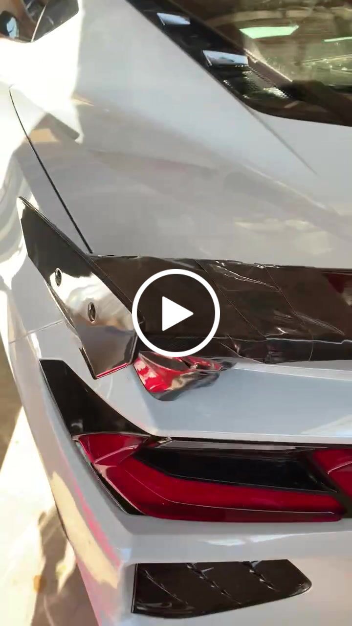 Customer video review of Corvette C8 Rear Trunk Spoiler High Wing