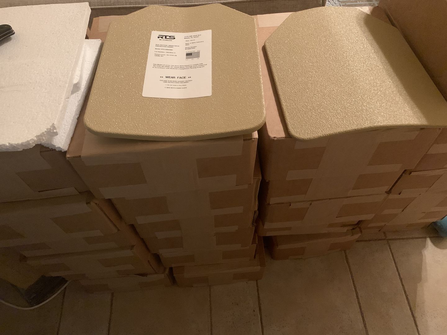 Customer photo review of RTS AR600 LEVEL III+ SPECIAL THREAT INSERTS