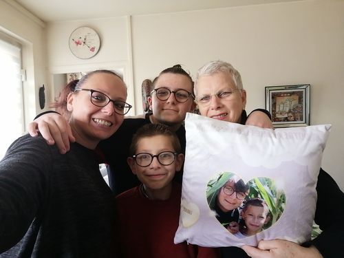 Customer photo review of Meilleurs grands-parents - Coussin
