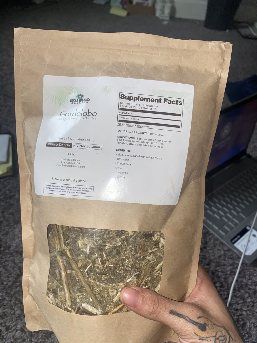 Customer photo review of Gordolobo