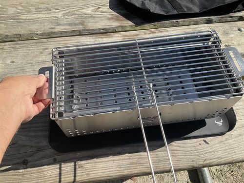 Customer photo review of YAK Hibachi Charcoal Grill