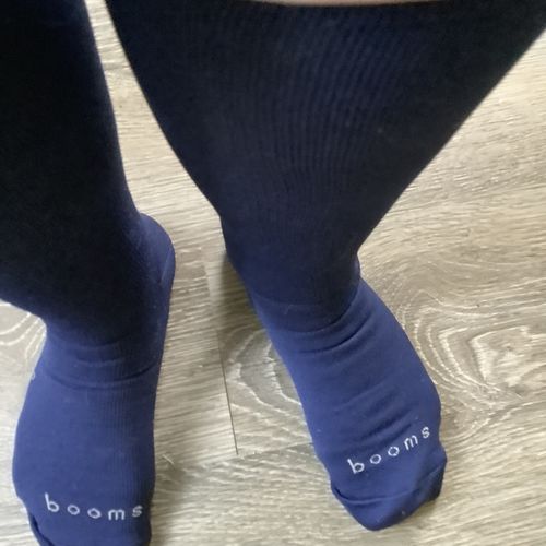 Customer photo review of Knee-High Compression - Nude