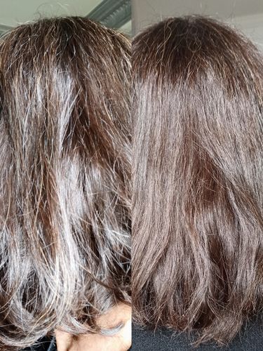 Customer photo review of Spray éclaircissant pour des mèches naturelles en moins de 5 minutes