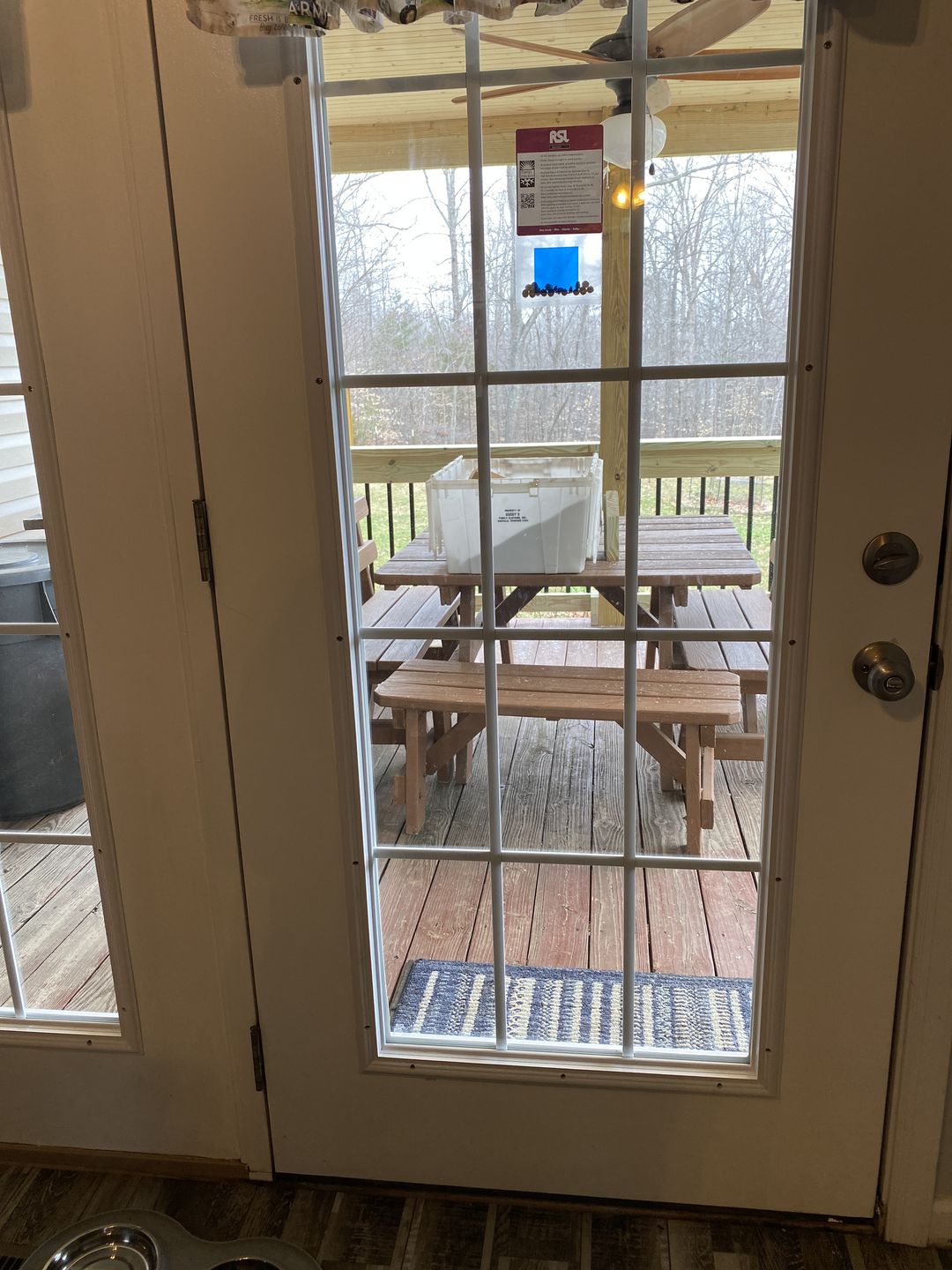 Customer photo review of Grills Between Glass 15 Lite Glass and Frame Kit (Full Lite 22" x 64" Glass Size)