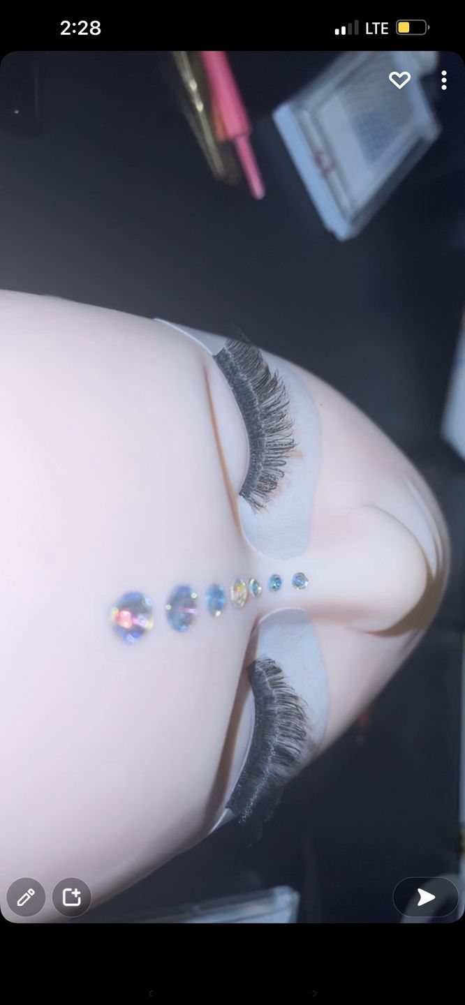 Customer photo review of Cashmere Volume Lash Extensions 0.03mm