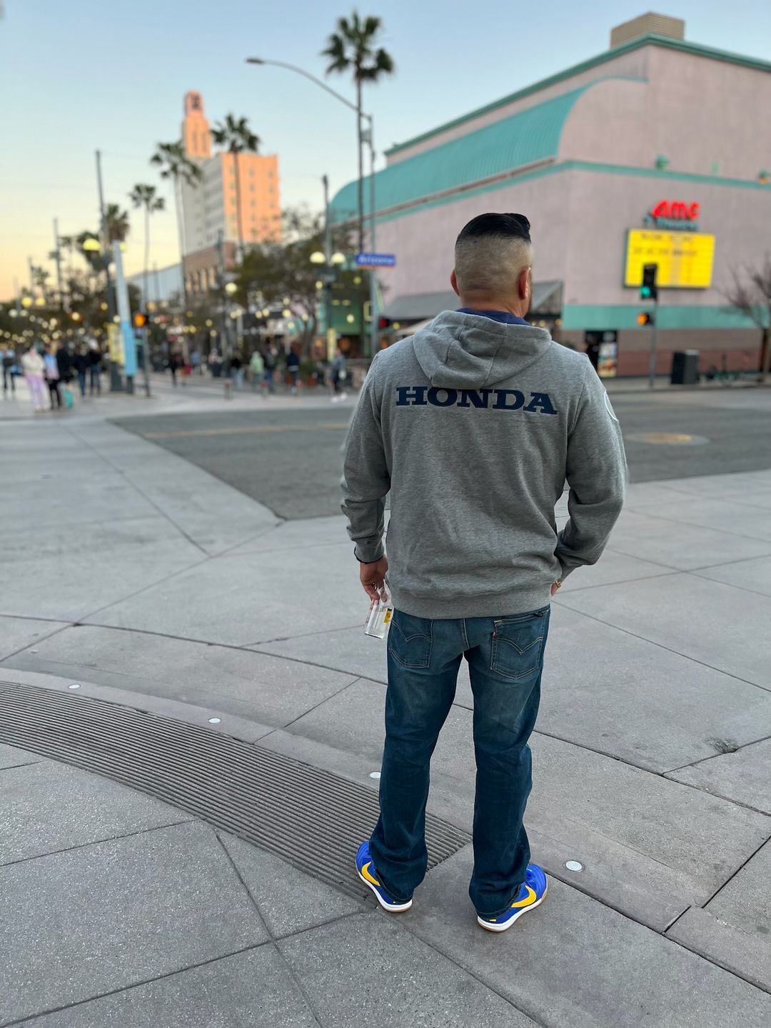 Customer photo review of Honda Racing Team Hoodie (1968) - Gray