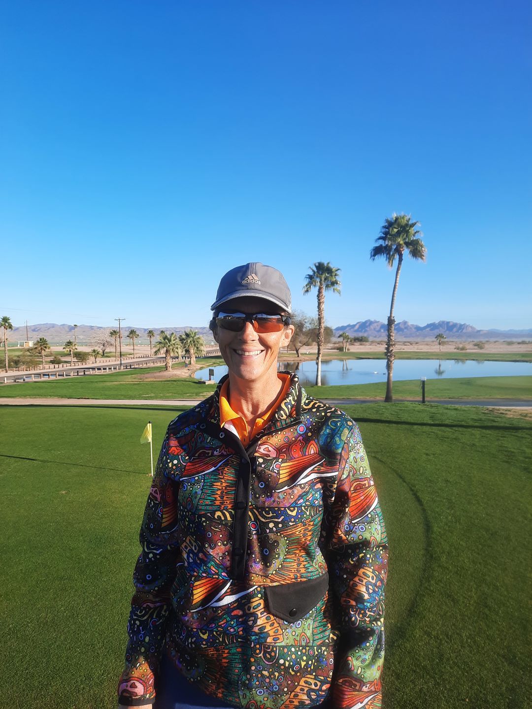 Customer photo review of Riffle Snap Fleece - Brookie