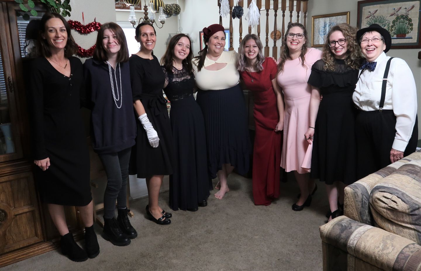 Customer photo review of 1940s Murder Mystery Host Your Own Game Kit