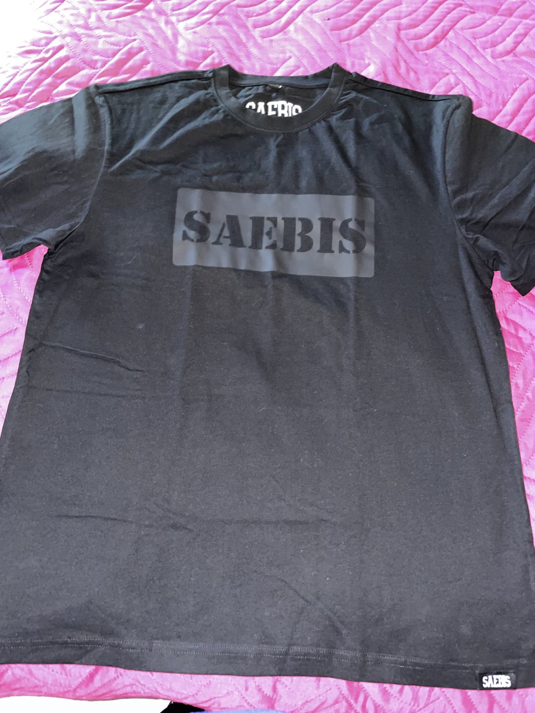 Customer photo review of SAEBIS® All Black Herren T-Shirt schwarz