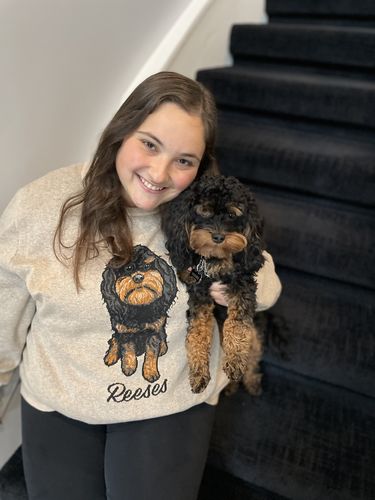 Customer photo review of Full-Body Pet Custom Sweater