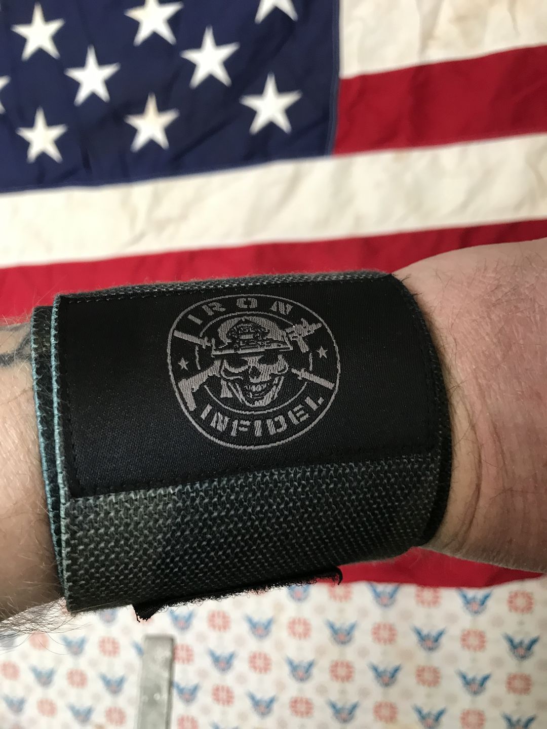 Customer photo review of Wrist Wraps