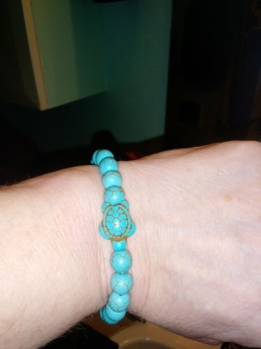 Customer photo review of Save a Turtle Bracelet