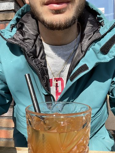 Customer photo review of FAITH PENDANT 925. - 14K GOLD