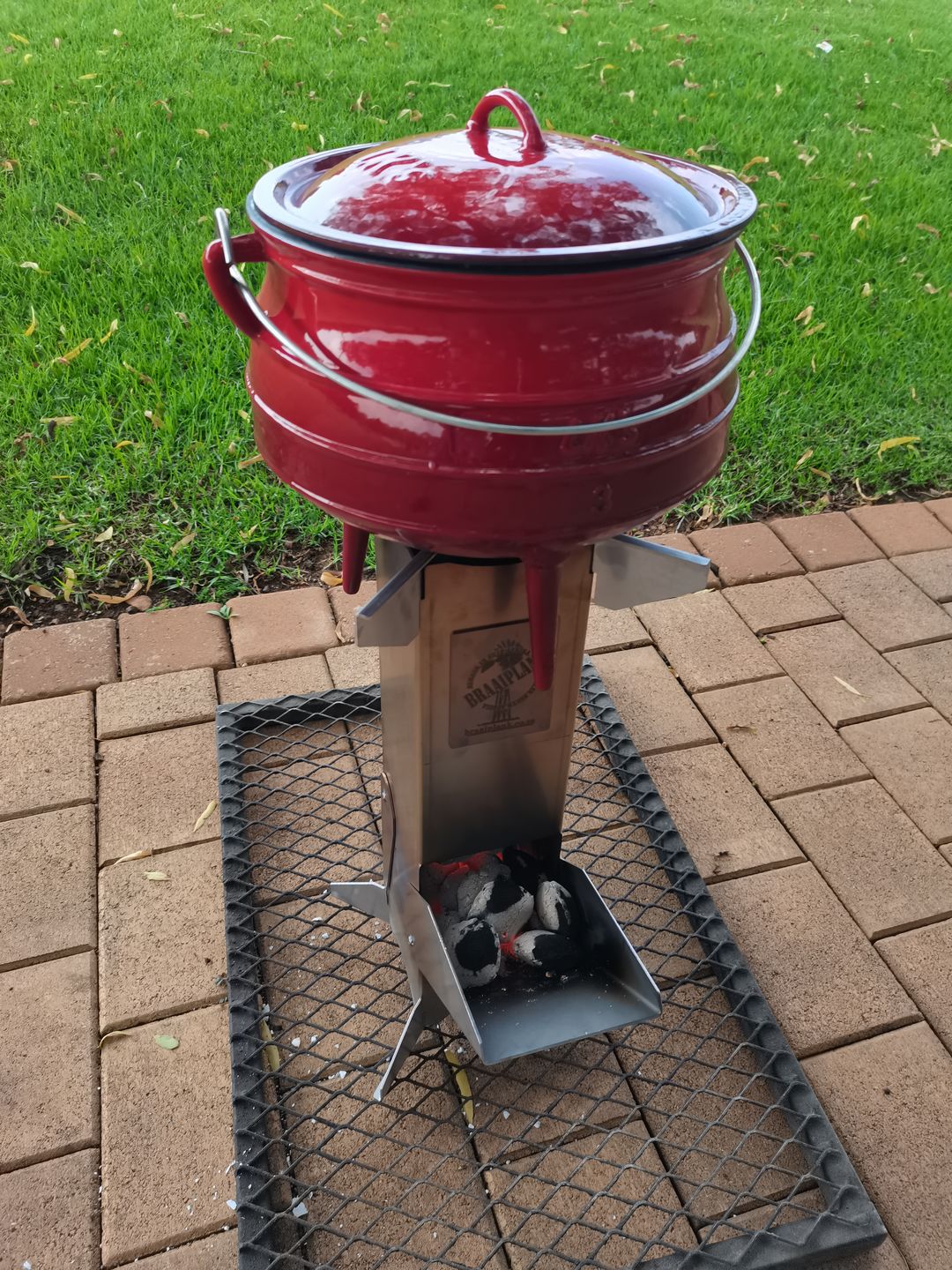 Customer photo review of BraaiPlank™ ROCKETSTOVE+