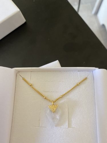 Customer photo review of Moonstone Gemstone Necklace