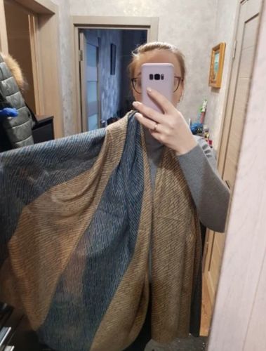 Customer photo review of Mirabella™ Amelie Chic Scarf - Underbart Varm och Moderiktig under Våren