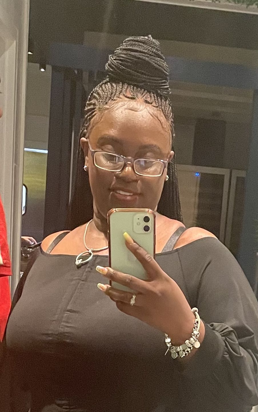 Customer photo review of Cornrow Braids 13x4 Lace Front - Wig Fab