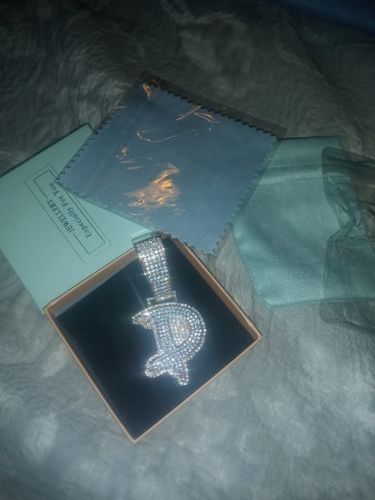 Customer photo review of Custom Diamond Iced Out Necklace