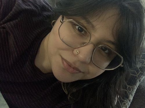 Customer photo review of Double UP 20g Heart Nose Stud