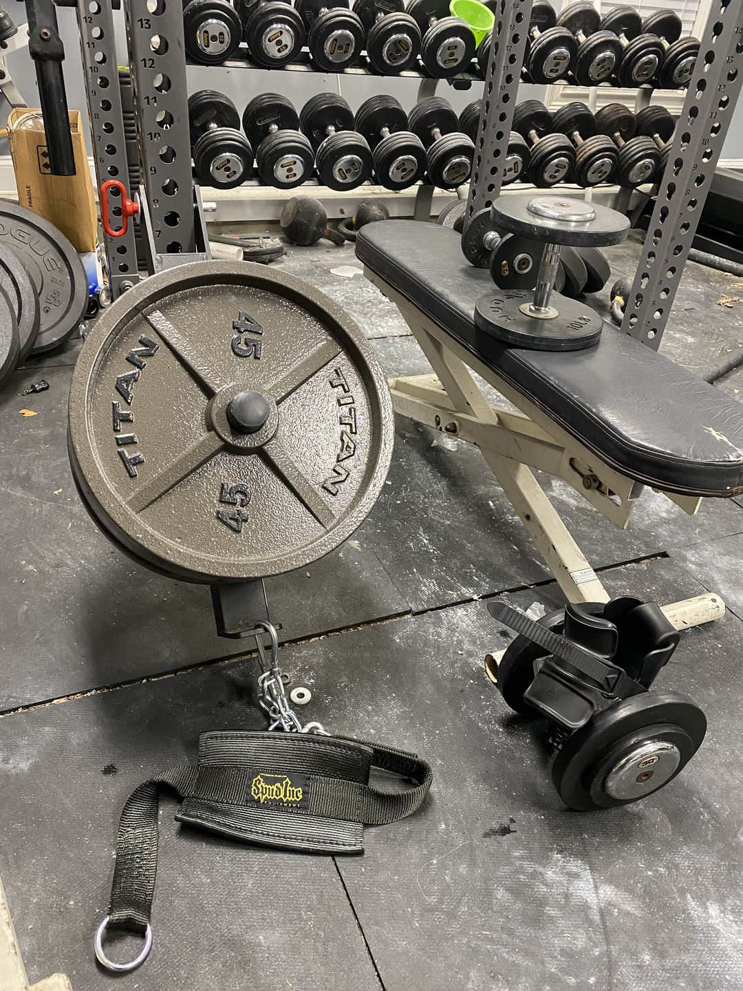 Customer photo review of Belt squat attachment