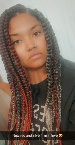 Customer photo review of Ez Braid - Spetra Synthetic Braid 26"