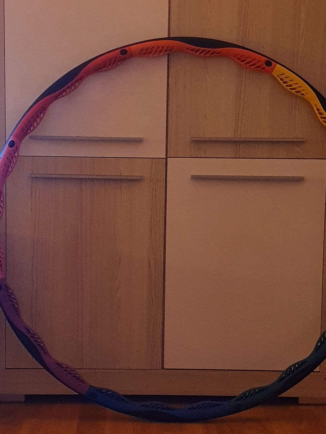 Customer photo review of Powerhoop Deluxe Weighted Hula Hoop 1.9kg