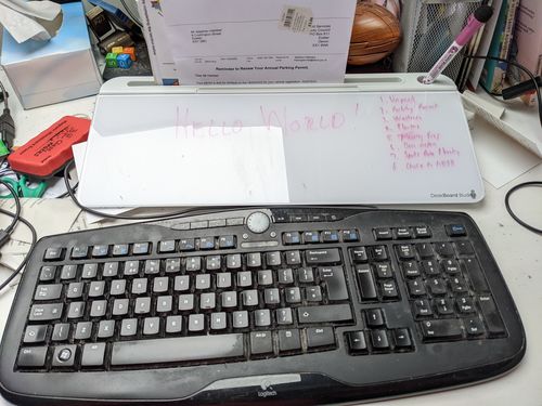 Customer photo review of DeskBoard Buddy™