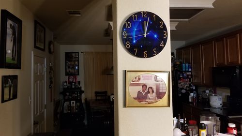 Customer photo review of Modern Visions Geometric Wall Clock