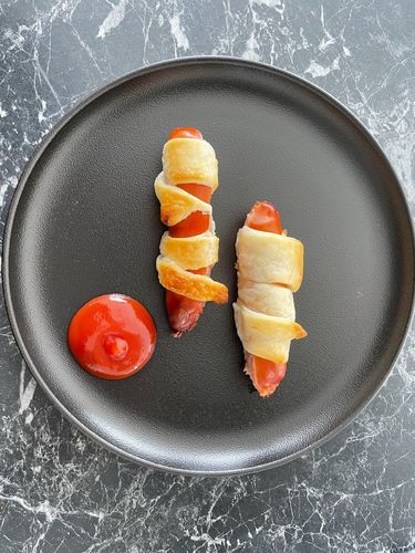 Customer photo review of The Taste Menüteller Ø 26 cm - Premium Black - (2er-Set)