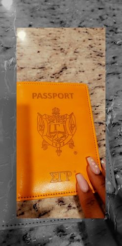 Customer photo review of PASSPORT COVERS-D9