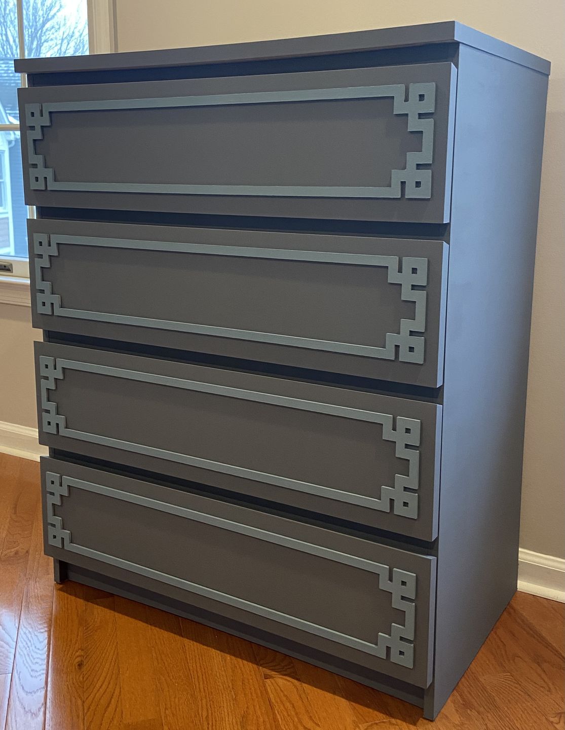 Customer photo review of Vanderbilt Gray - One Step Paint