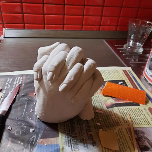 Customer photo review of Páros | Kézszobor készítő - Szett