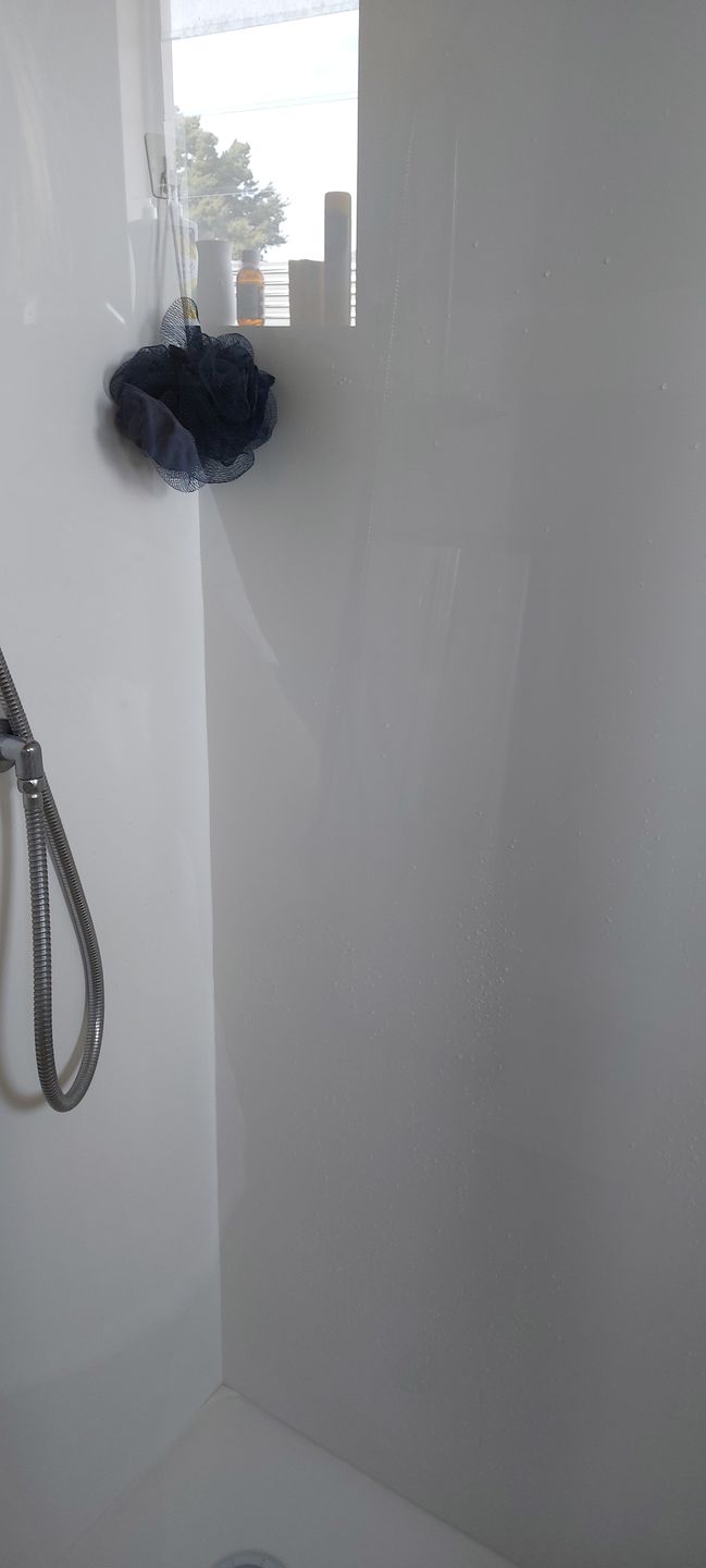Customer photo review of Shower Cleaning & Protection Kit