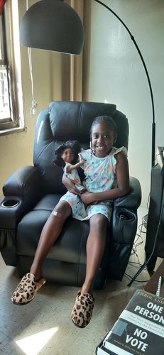 Customer photo review of Healthy Roots Doll: Zoe