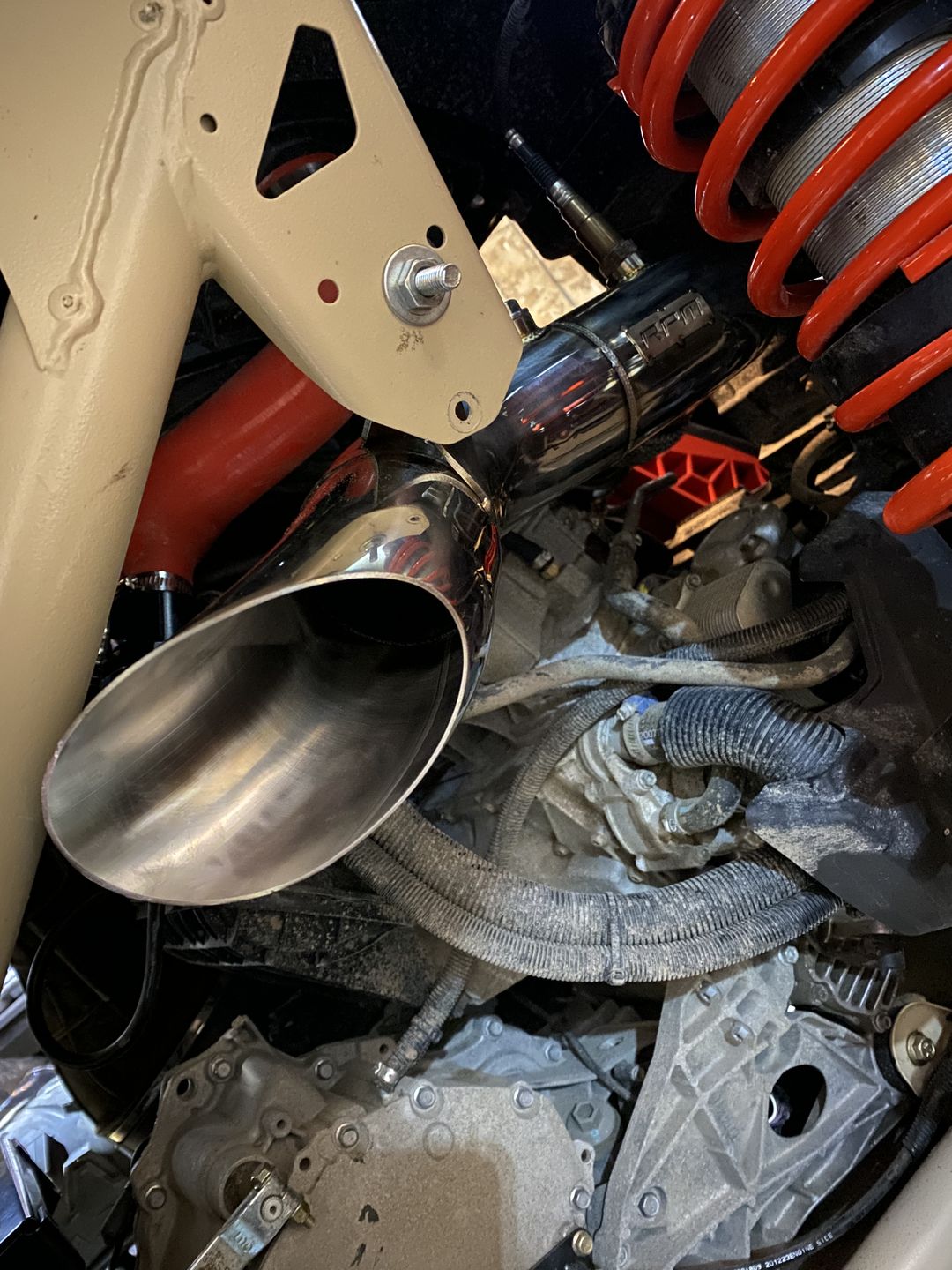 Customer photo review of Can Am X3 Turbo Back 3" Full Race / Drag Pipe