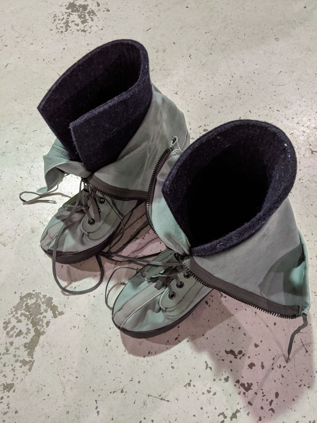 Customer photo review of Wool Felt Replacement Boot Liners (826 BB)