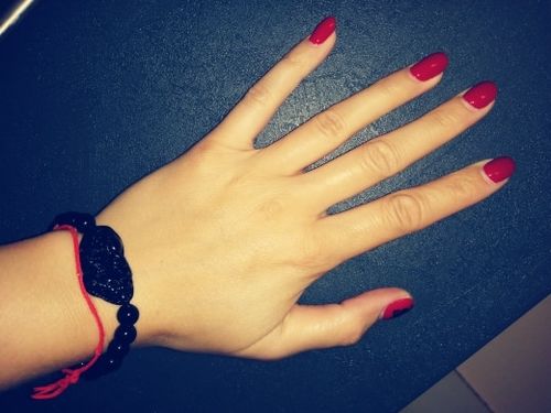 Customer photo review of Gold Obsidian Pixiu Protection Bracelet(Gold Sheen Obsidian)