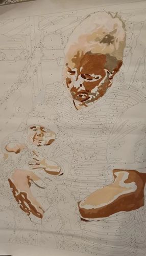 Customer photo review of קנבס צביעה בהתאמה אישית - 24 צבעים