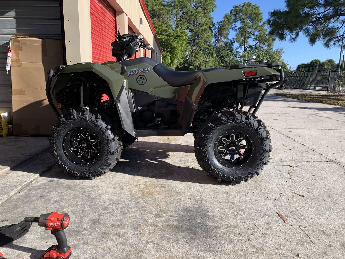 Customer photo review of 2 Inch | Suzuki King Quad 500/750 Lift Kit (2010+)