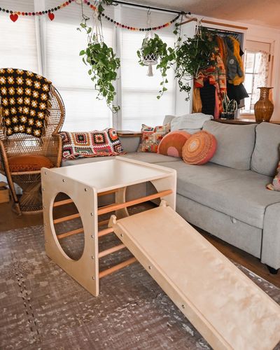 Customer photo review of Play Cube with Ramp - Natural