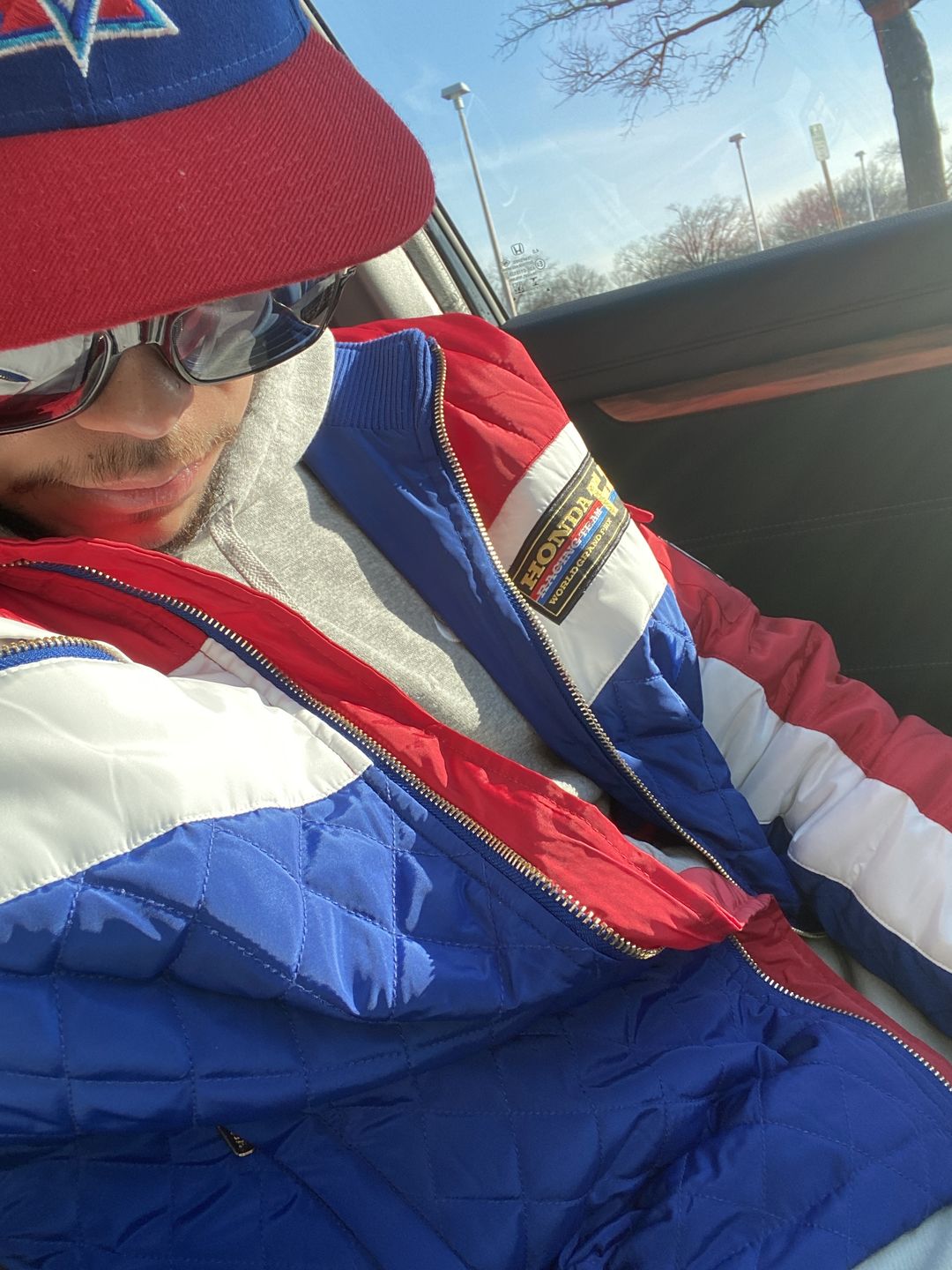 Customer photo review of 1983 Honda Racing Team F1 Quilted Jacket