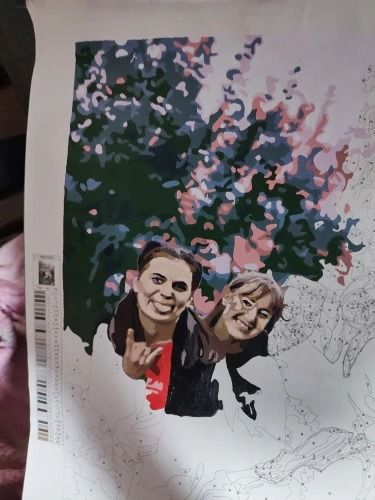 Customer photo review of קנבס צביעה בהתאמה אישית - 24 צבעים