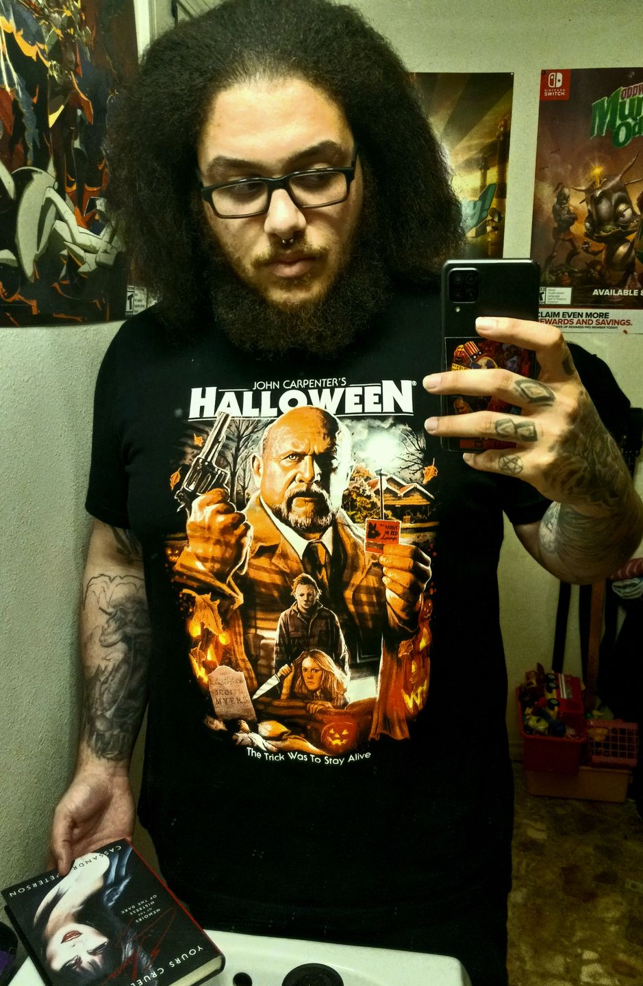 Customer photo review of Halloween It's Your Funeral T-Shirt