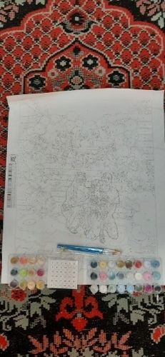 Customer photo review of קנבס צביעה בהתאמה אישית - 24 צבעים