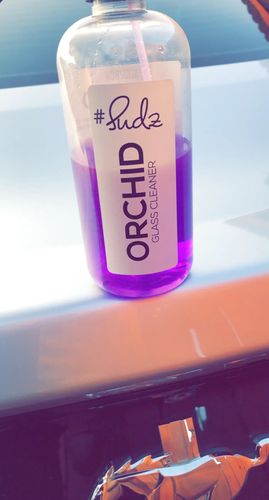 Customer photo review of Orchid Glass Cleaner