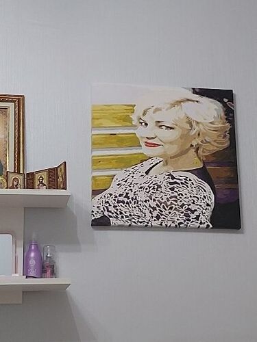 Customer photo review of קנבס צביעה בהתאמה אישית - 24 צבעים