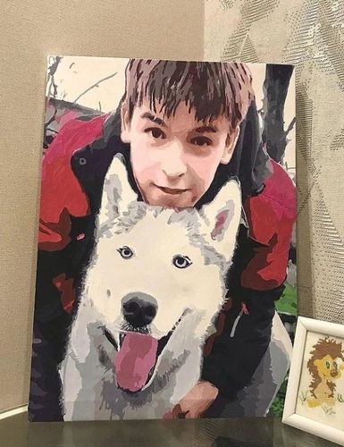 Customer photo review of קנבס צביעה בהתאמה אישית - 24 צבעים