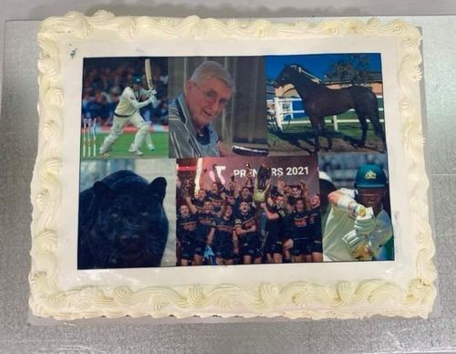 Customer photo review of A3 Rectangle Custom Edible Icing Image