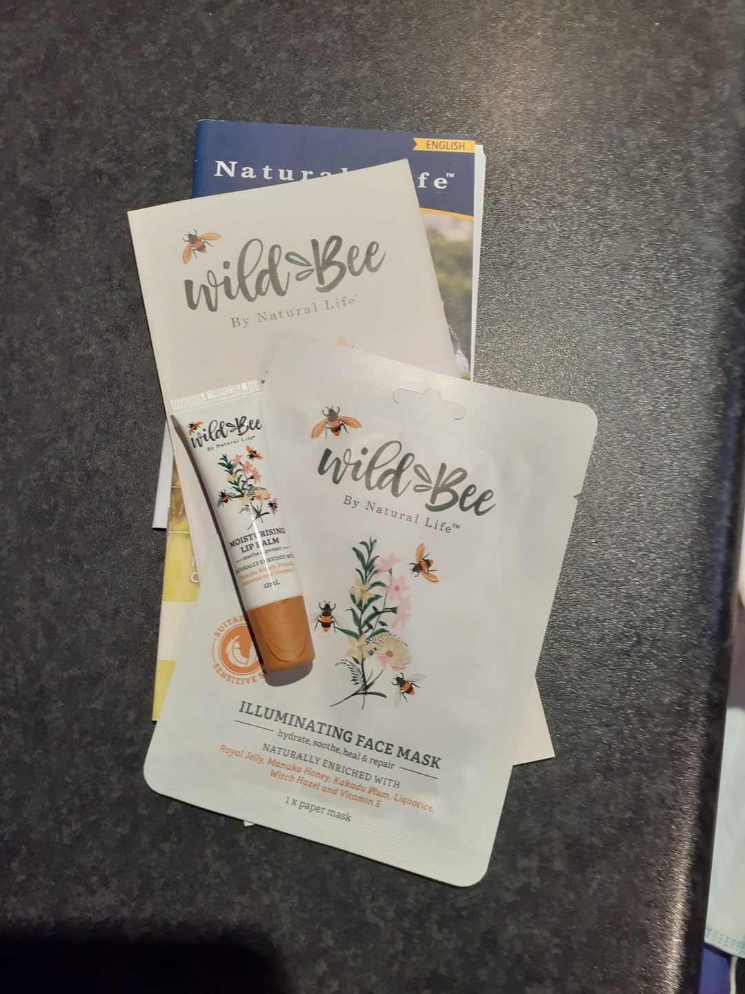 Customer photo review of Wild Bee Moisturising Lip Balm