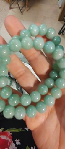 Customer photo review of Lotus Bodhi Beads Healing Bracelet